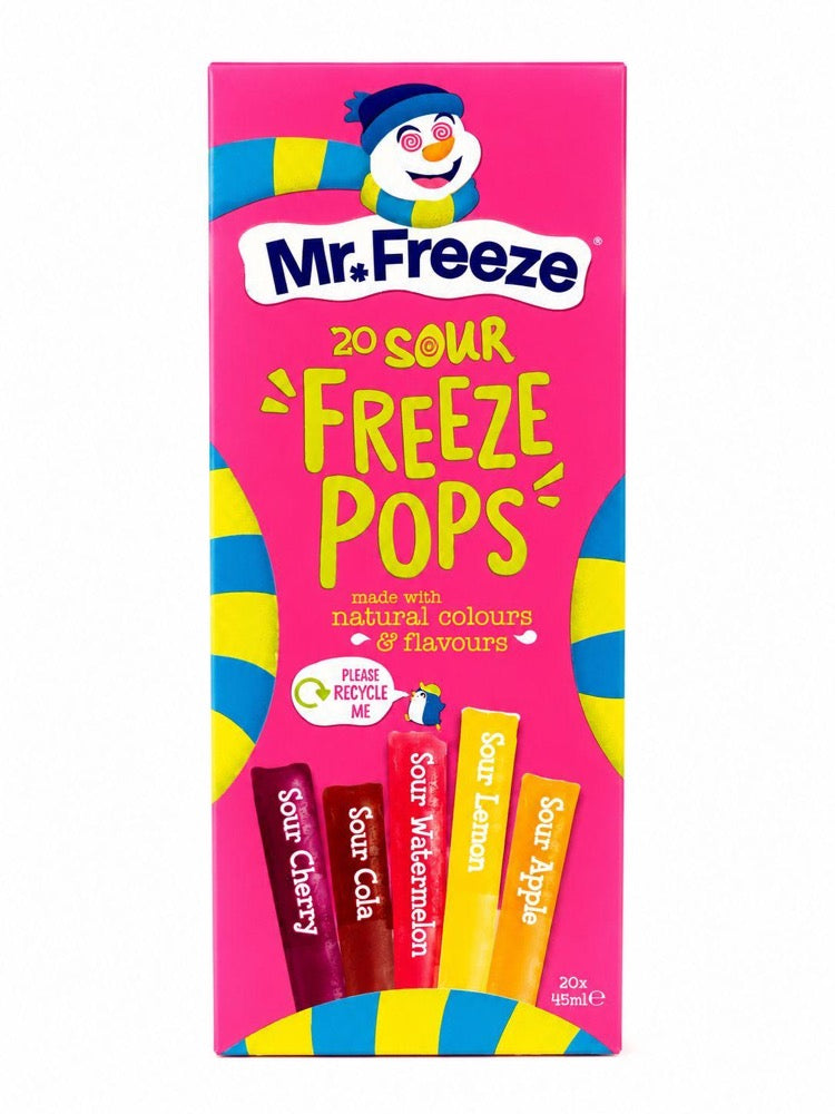Mr Freeze - Sour Freeze Pops 20x45ml