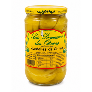 les Domaines des Oliviers - rondelles de citron 700g