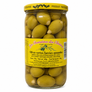 Les domaines des oliviers - olives vertes farcies amandes