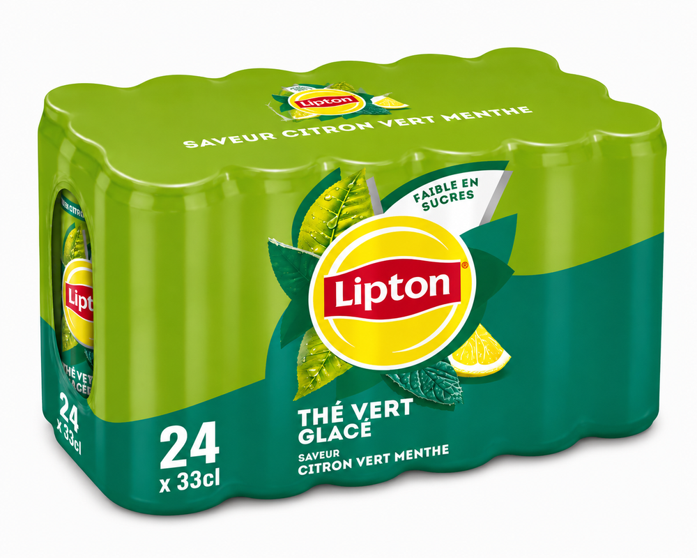Lipton - citron vert menthe 24x33cl