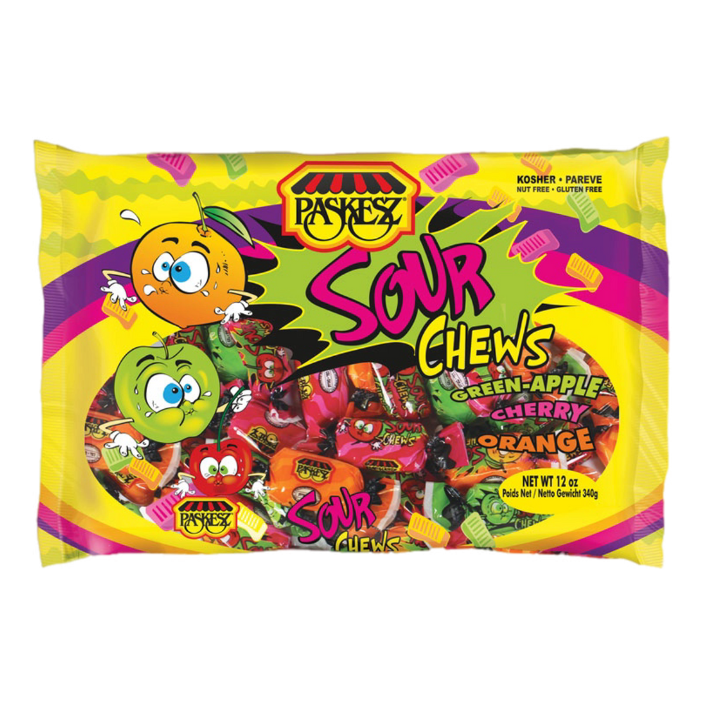Paskesz - sour chews 340g