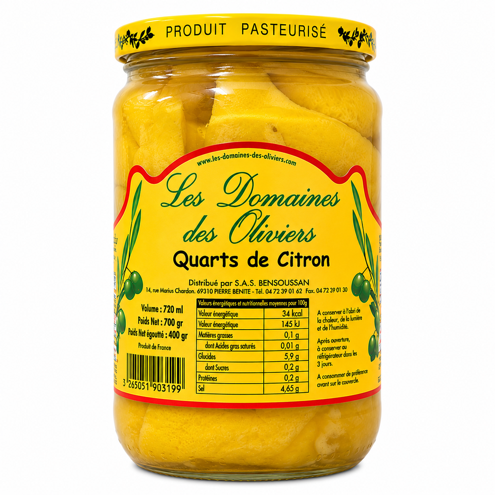 Les domaines des oliviers - Quarts de citron