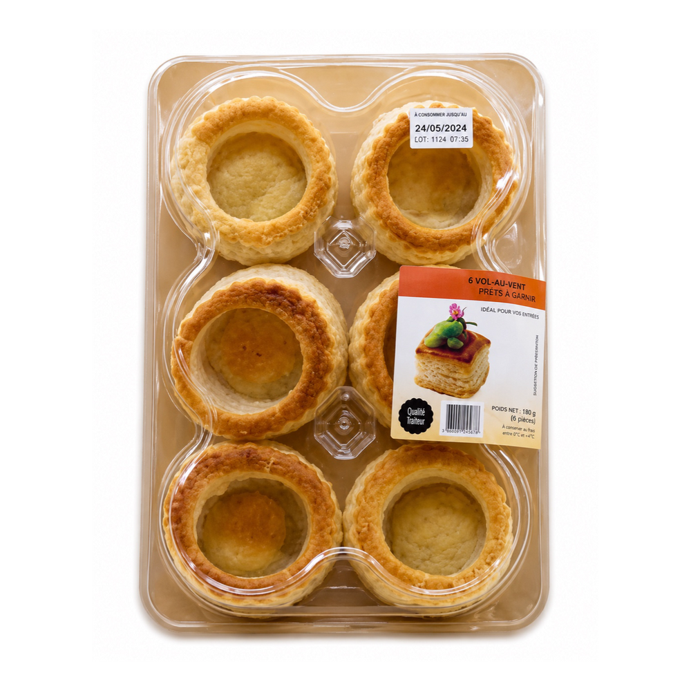 Vol au vent x6 75 mm