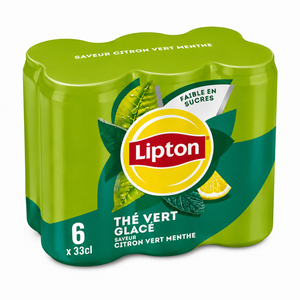 Lipton - Citron vert menthe 6x33cl
