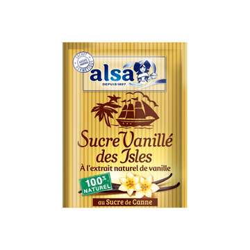 Alsa - sucre vanille des isles 7x7,50g