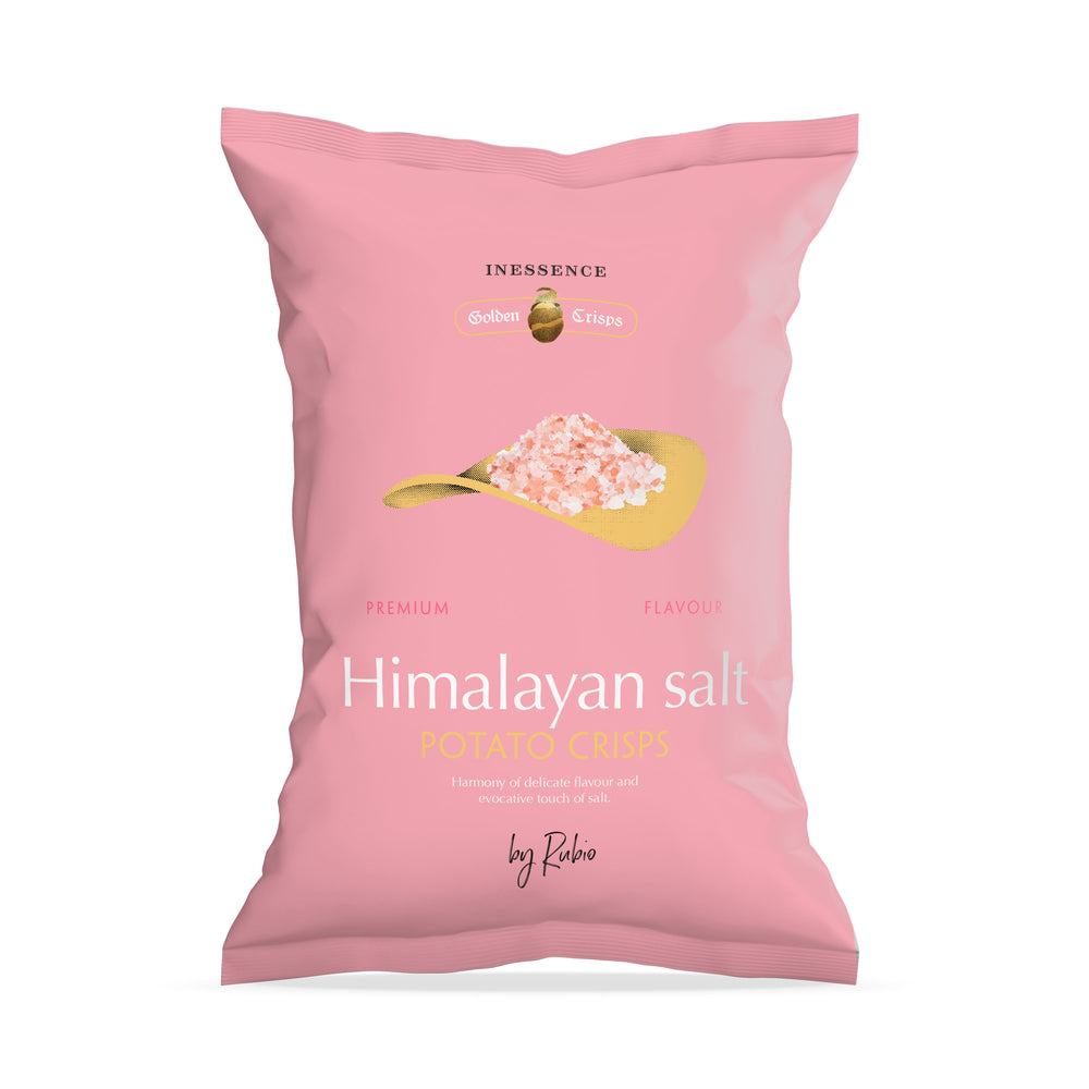 Inessence - Croustilles premium au sel rose d'Himalaya 125g