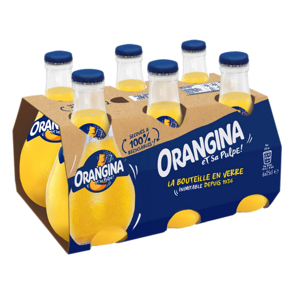 Orangina - bouteille en verre 6x25cl