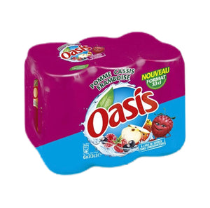 Oasis - pomme casis framboise x6