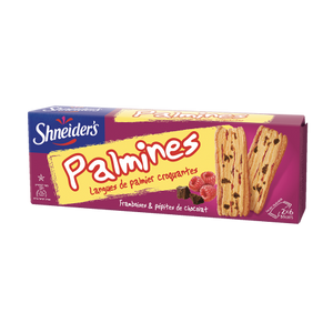 Shneider's - palmines framboises et pepites de chocolat